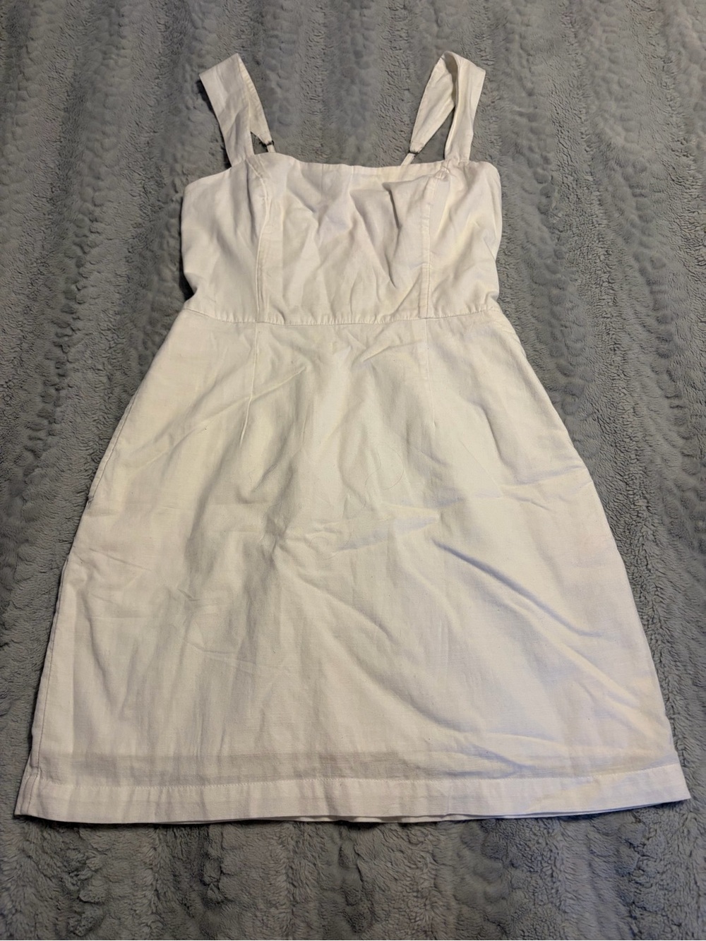Abercrombie & Fitch White Sleeveless Dress